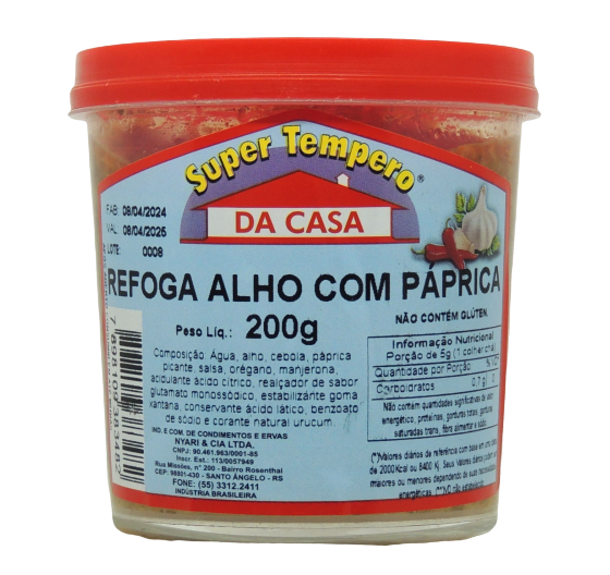 Refoga de Alho com Páprica